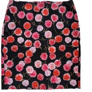 Talbot Floral Print Skirt Size 4 Petite NWOT
